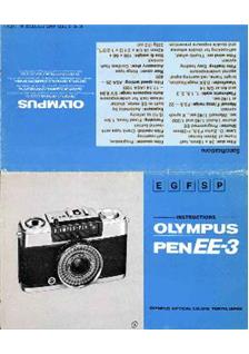 Olympus Pen EE 3 Printed Manual